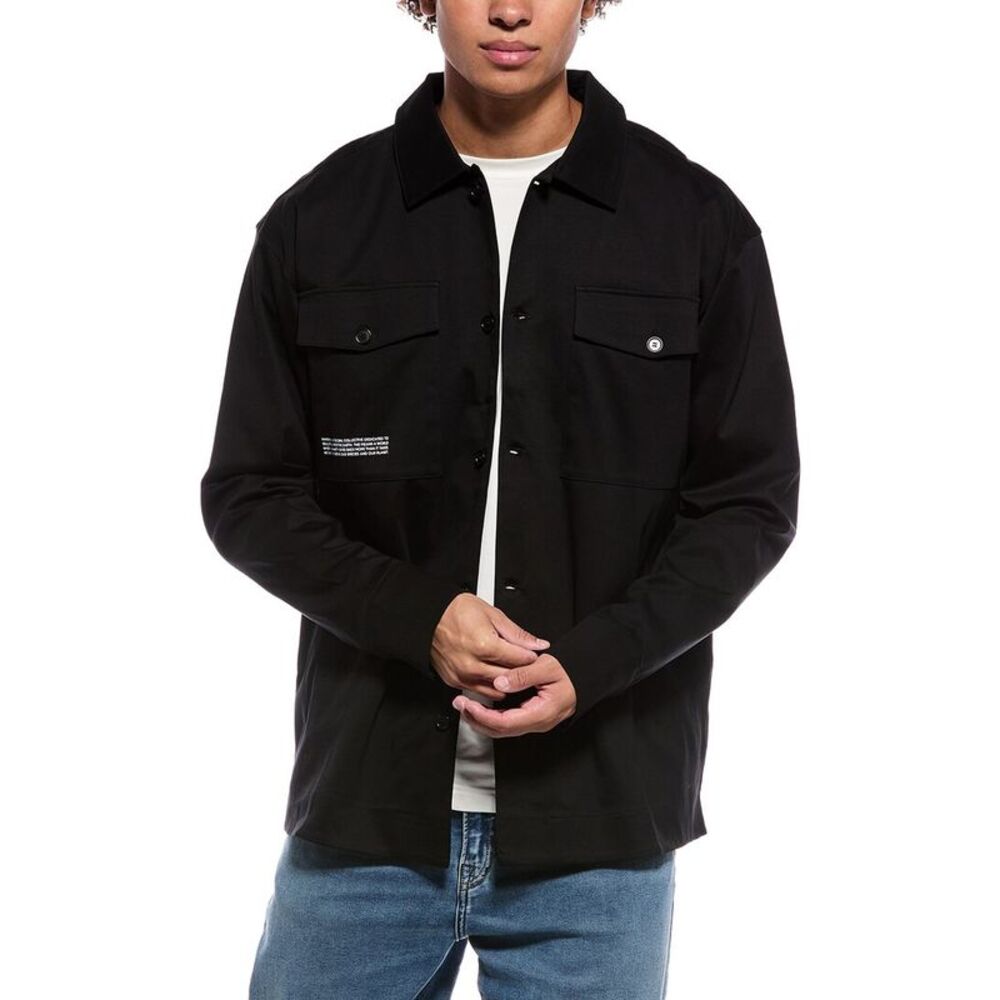 Pangaia Mens Jacket, Black